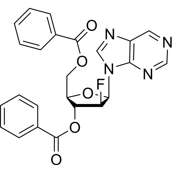 Purine-9-<em>b-D</em>-(3’,<em>5</em>’-di-O-benzoyl-2’-deoxy-2’-fluoro)arabinoriboside