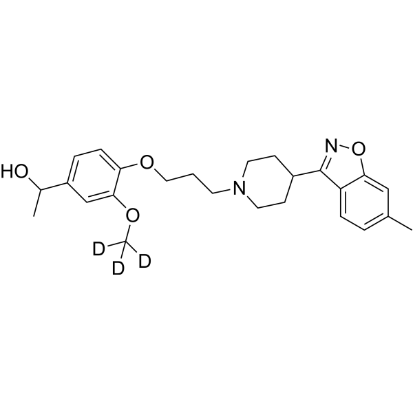 <em>Iloperidone</em> metabolite P88-d3