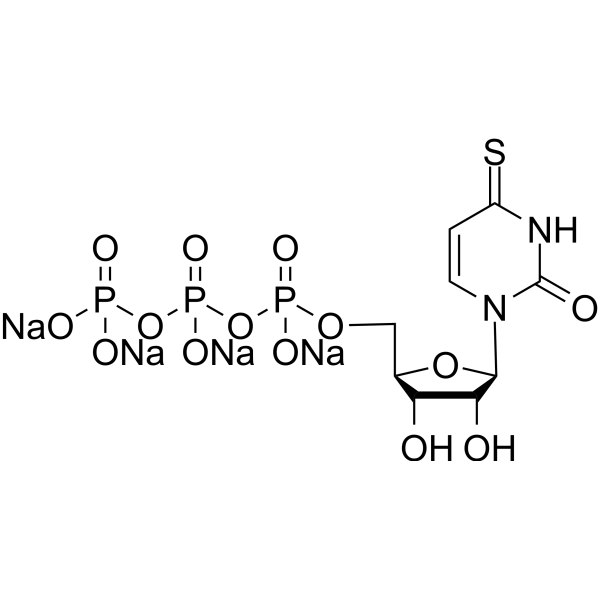 4-Thiouridine <em>5</em>′-triphosphate tetrasodium