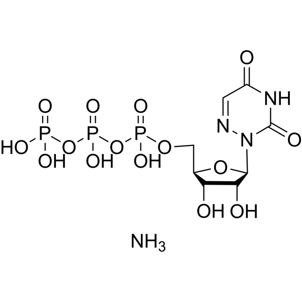 6-Azauridine triphosphate ammonium Chemical Structure