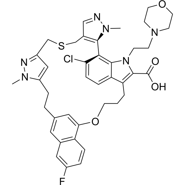 Mcl-1 inhibitor 15 Chemical Structure