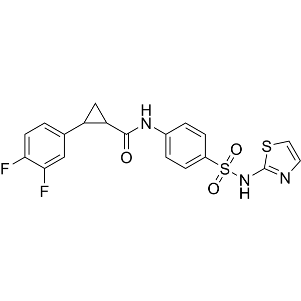 Nav1.3 channel inhibitor 1 Chemical Structure
