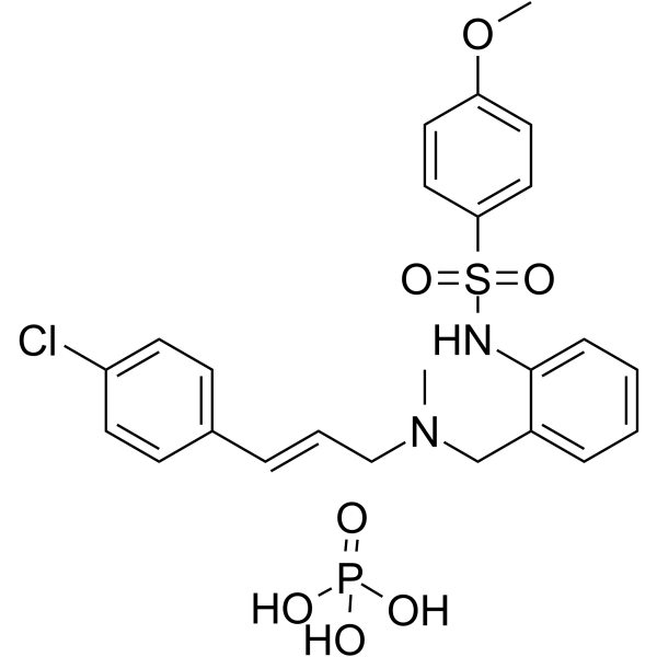 KN-92 phosphate Chemical Structure