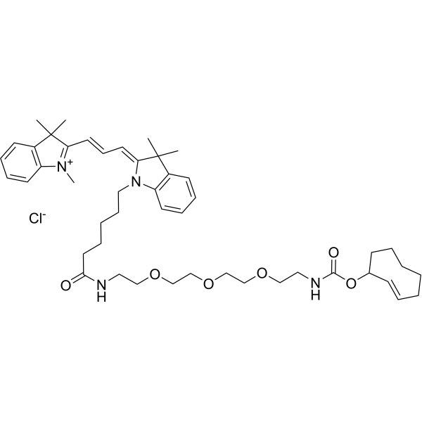 Cy3-PEG3-TCO Chemical Structure