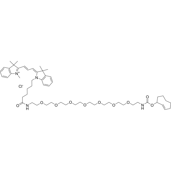 Cy3-PEG7-TCO Chemical Structure
