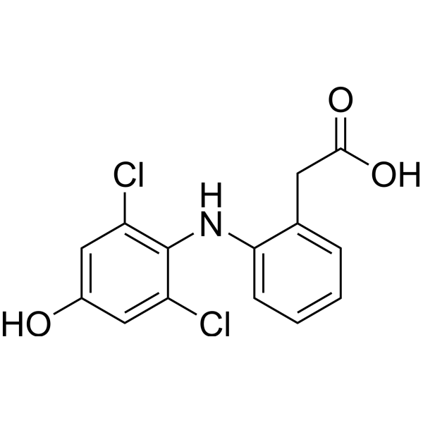 4'-Hydroxy diclofenac Chemical Structure