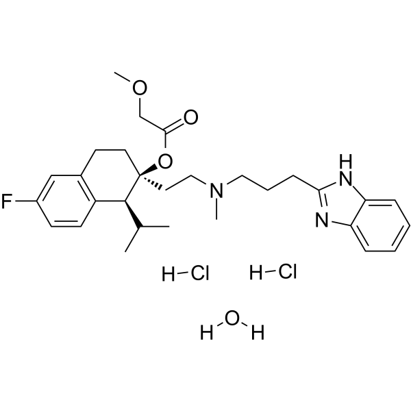 Mibefradil dihydrochloride hydrate Chemical Structure