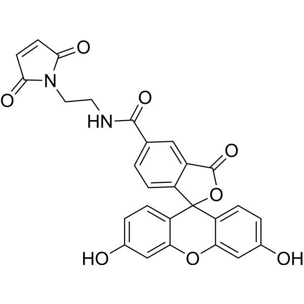 5-FAM maleimide Chemical Structure