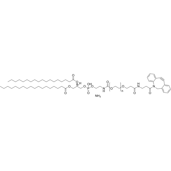 DSPE-PEG-DBCO ammonium Chemical Structure