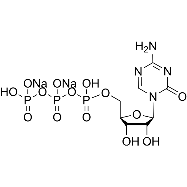 5-Azacytidine 5′-triphosphate sodium Chemical Structure