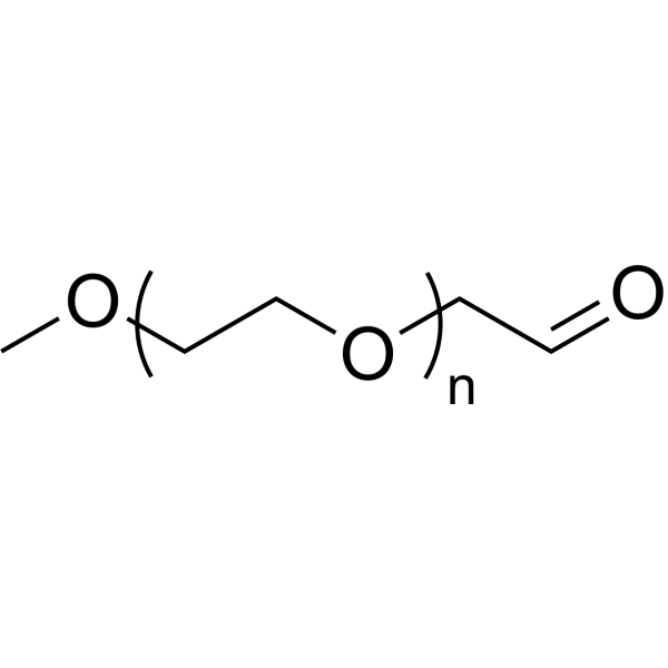 mPEG-CHO (MW 1000) Chemical Structure