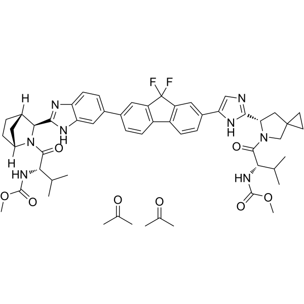 Ledipasvir (diacetone) Chemical Structure