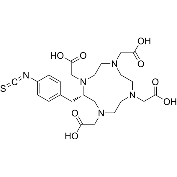 (S)-p-SCN-Bn-DOTA Chemical Structure