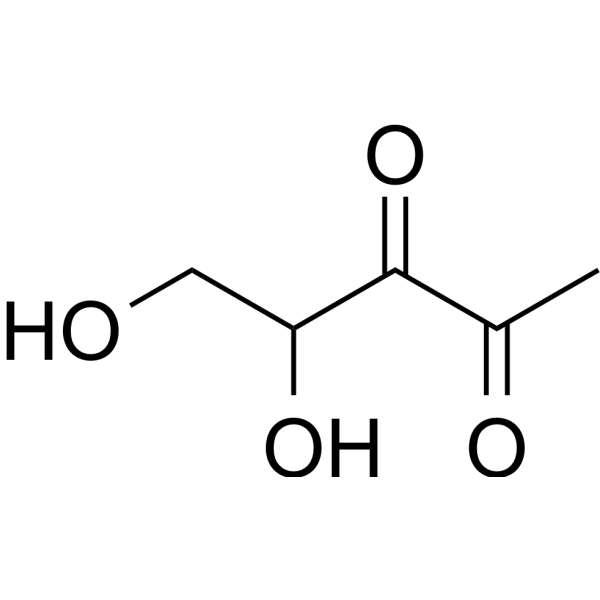 4,5-Dihydroxy-2,3-pentanedione Chemical Structure