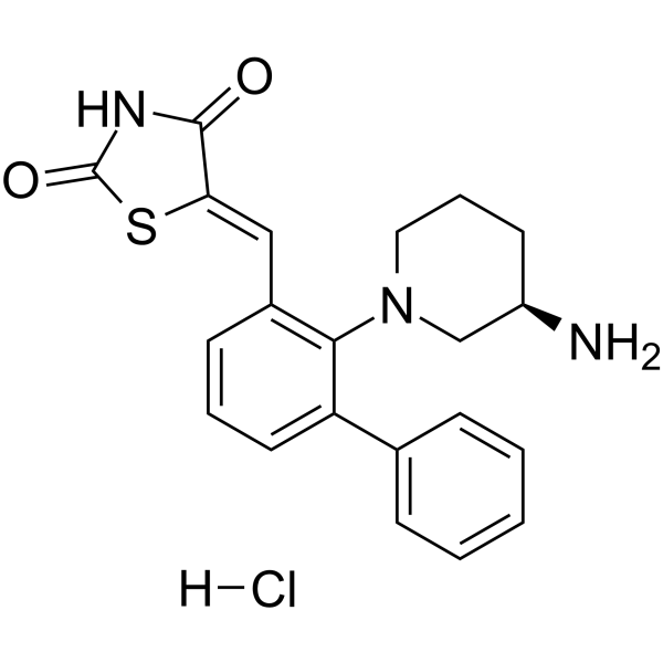 AZD1208 hydrochloride Chemical Structure