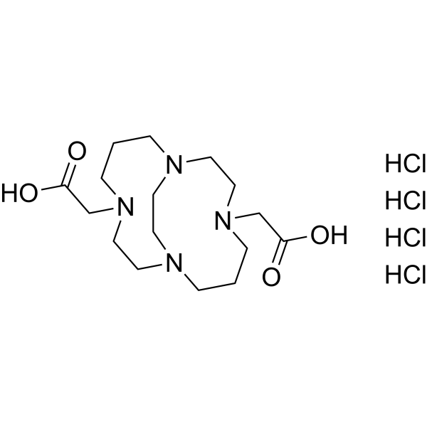CB-TE2A tetrahydrochloride Chemical Structure