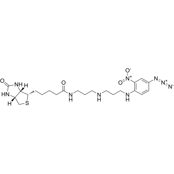 N-(4-Azido-2-nitrophenyl)-N''-biotinylnorspemidine Chemical Structure