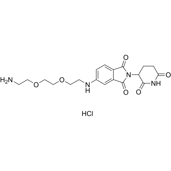 Thalidomide-5-NH-<em>PEG2</em>-NH<em>2</em> hydrochloride