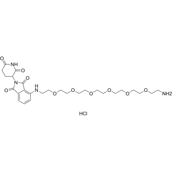 Thalidomide-NH-PEG6-NH2 hydrochloride