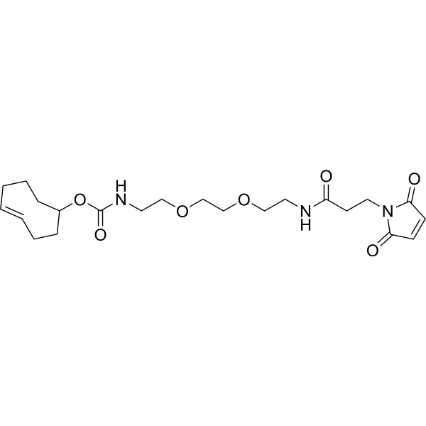 TCO4-PEG2-Maleimide Chemical Structure