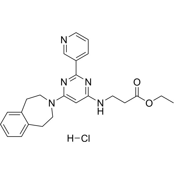 GSK-J5 hydrochloride Chemical Structure