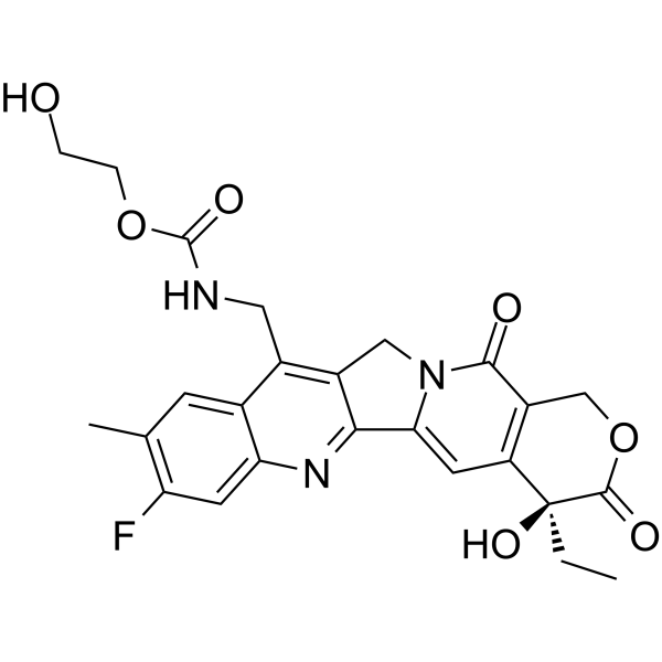 7-Hydroxyethyl carbamate-(10Me-11F-Camptothecin) Chemical Structure