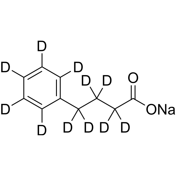 Phenylbutyrate-d11 sodium Chemical Structure