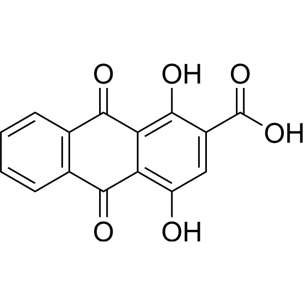2-Quinizarincarboxylic acid Chemical Structure