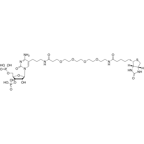 Biotin-PEG4-alkane-3',5'-cytidine-bisphosphate Chemical Structure