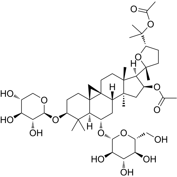 Cyclosiversioside F <em>16</em>,25-diacetate