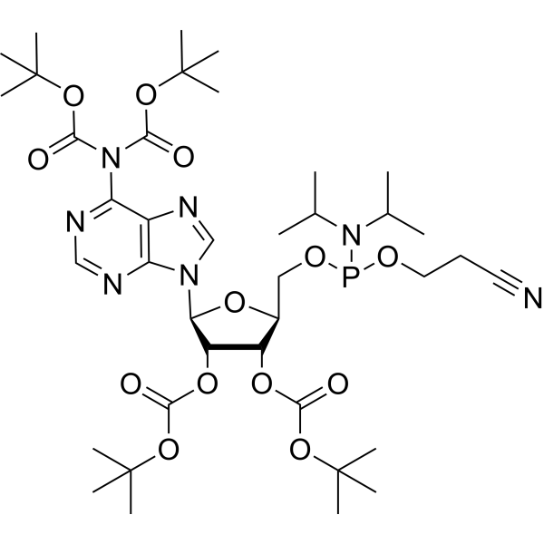 DiBoc-Vidarabine-<em>Ribose</em>(diBoc)-2-cyanoethyl-diisopropylphosphoramidite