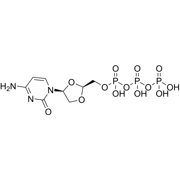 Troxacitabine triphosphate Chemical Structure
