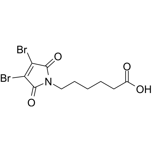 Dibromomaleimide-C5-COOH Chemical Structure