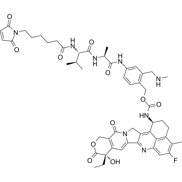 MC-VA-T-moiety(CH2-NH-CH3)-Exatecan
