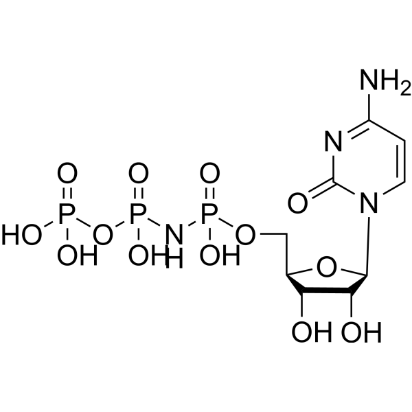 Cytidine, 5′-P,P′,P′′,P′′-tetrahydrogen imidotriphosphate Chemical Structure