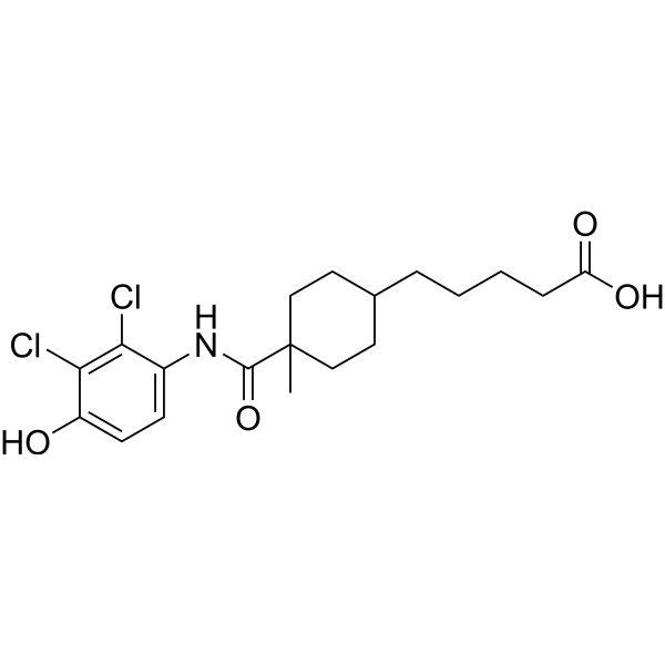Fenhexamid-4-pentanoic acid Chemical Structure