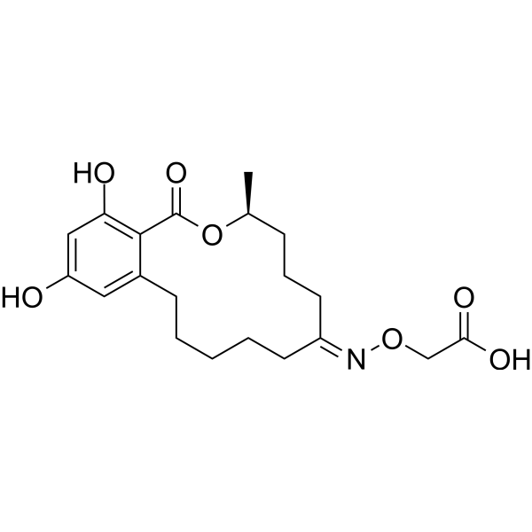 Zearalanone carboxymethoxyl oxime Chemical Structure