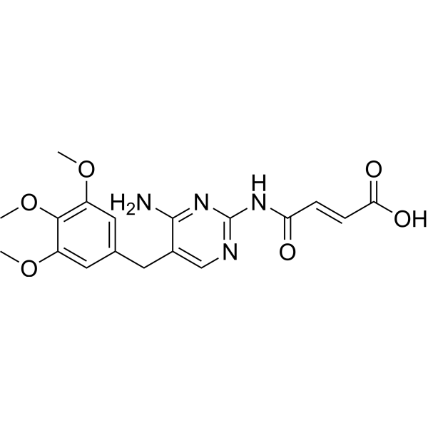 Trimethoprim fumaric acid Chemical Structure