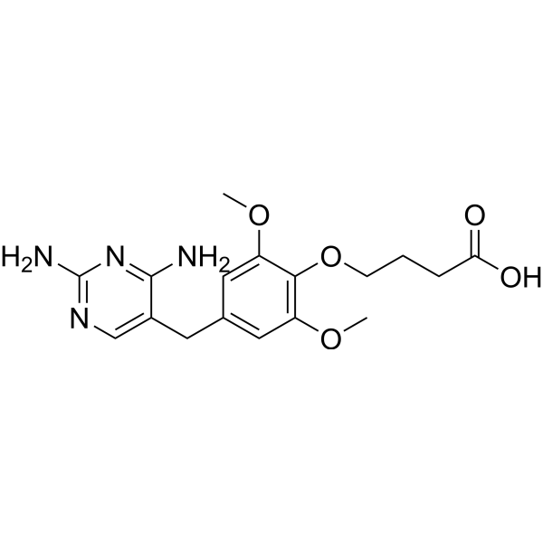 Trimethoprim propanoic acid Chemical Structure