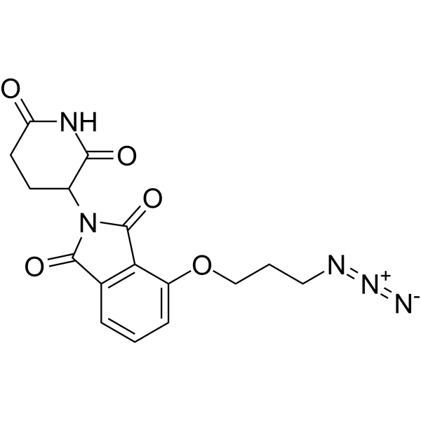 Thalidomide-O-C3-azide Chemical Structure