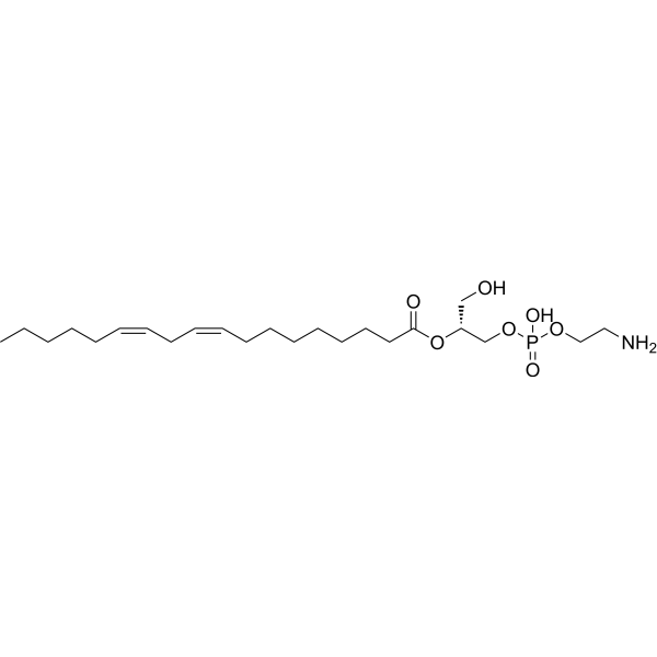2-Linoleoyl-sn-glycero-3-phosphoethanolamine Chemical Structure