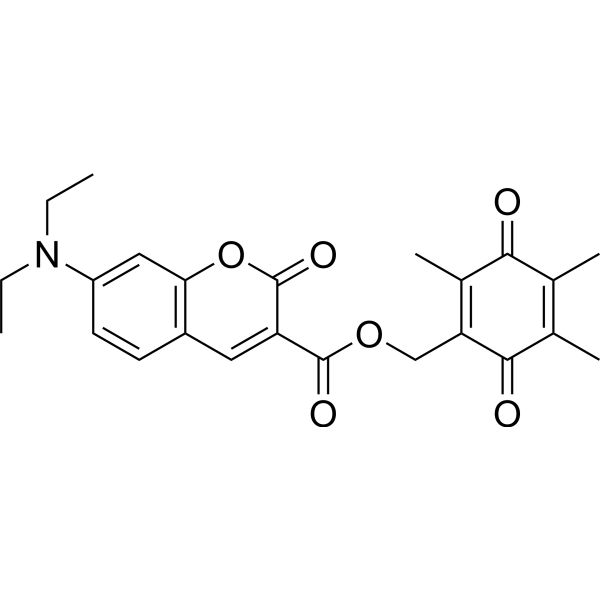 Coumarin–quinone conjugate Chemical Structure