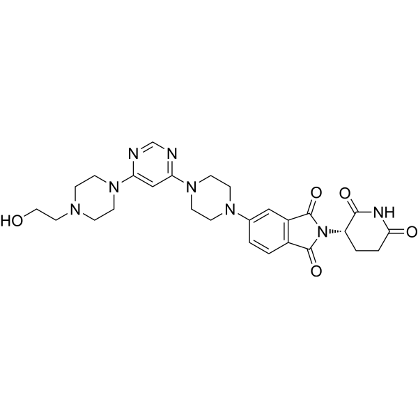 (S)-Thalidomide-<em>piperazine</em>-pyrimidine-<em>piperazine</em>-C2-OH