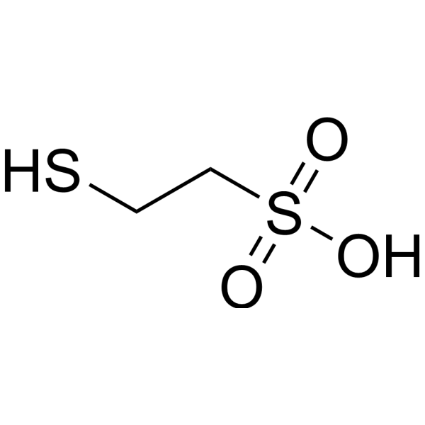 2-Mercaptoethanesulfonic acid (ampule,3.0M±0.1M in H2O) Chemical Structure