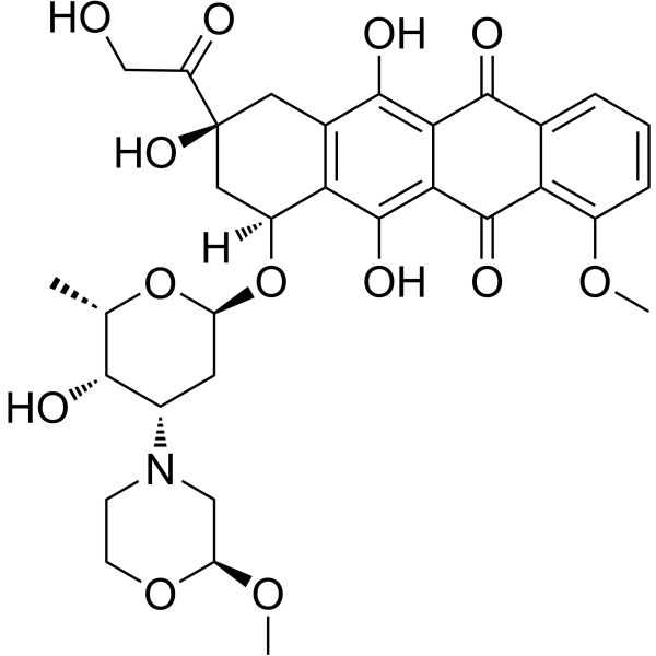 Nemorubicin Chemical Structure