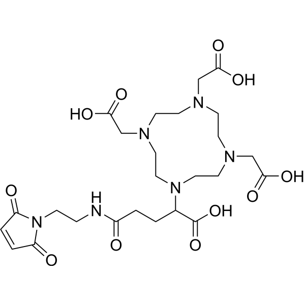 DOTA-GA-maleimide Chemical Structure