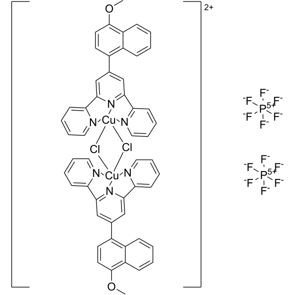 [Cu2Cl2(<em>4</em>'-(<em>4</em>-Methoxy-1-naphthyl)-terpy)2](PF6)2