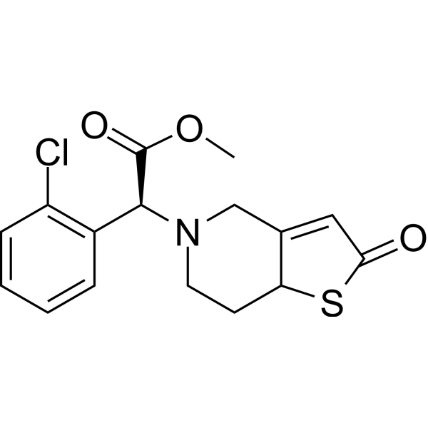Clopidogrel thiolactone Chemical Structure
