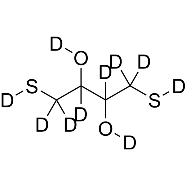 DL-dithiothreitol-d<sub>10</sub> Chemical Structure