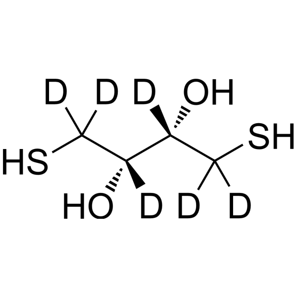 DL-dithiothreitol-d<sub>6</sub> Chemical Structure